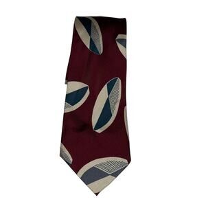 Stylish Accent by Isaac Zelcer Geometric Silk Tie